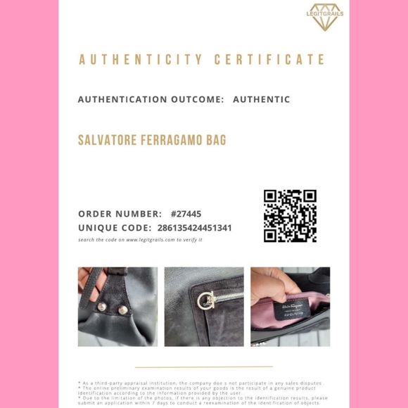 Salvatore Ferragamo Black Leather Suede Bag - Picture 15 of 16